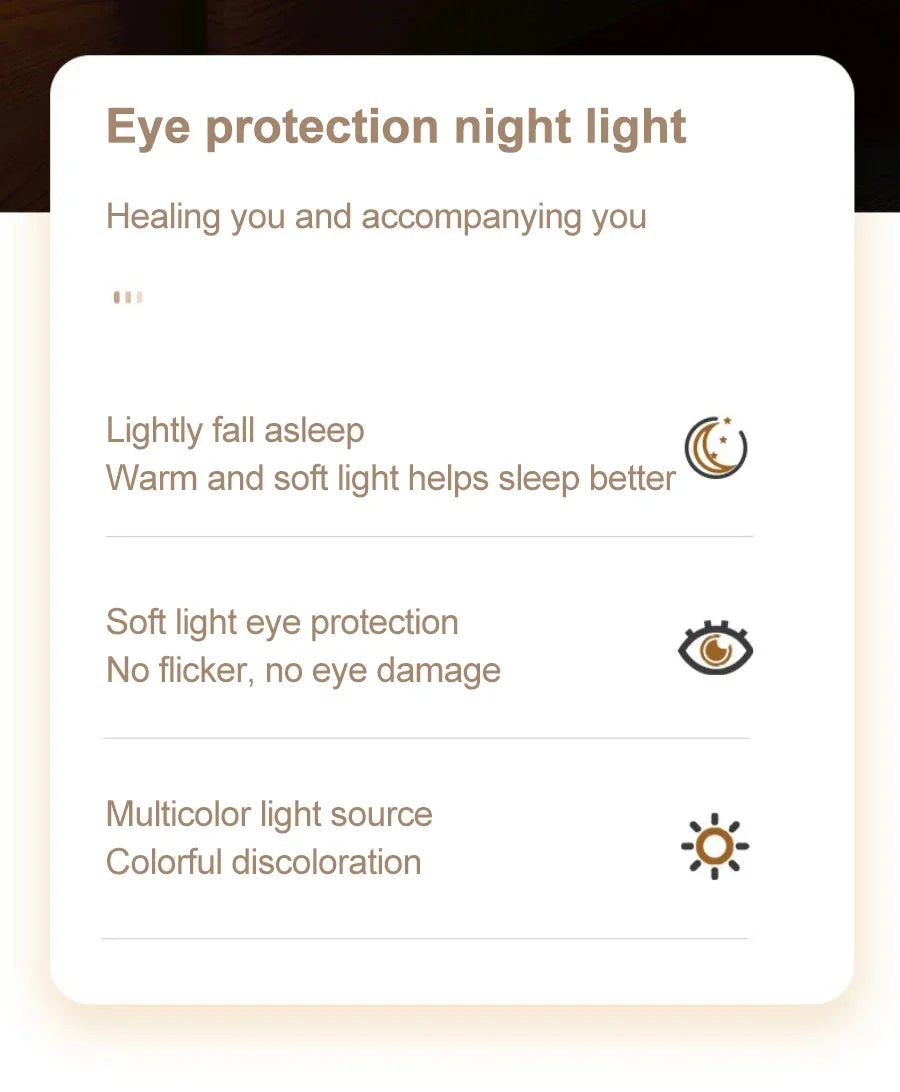 USB Rechargeable Night Light Pear Silicone Night Lights Touch Sensor Bedroom Bedside Cat Lamp With Remote For Kids Baby