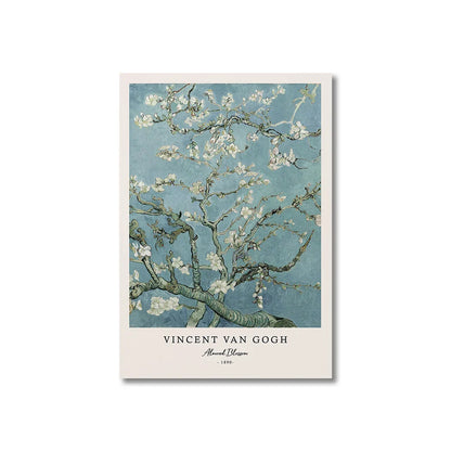 Vincent Van Gogh Starry Night Canvas Prints - 02 / 30x40cm No Framed - Posters