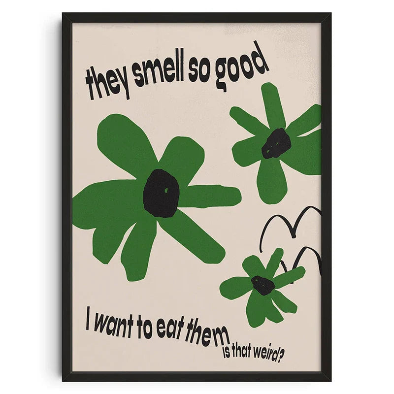 Vintage Abstract Canvas Print Wall Art - Retro Style - Posters