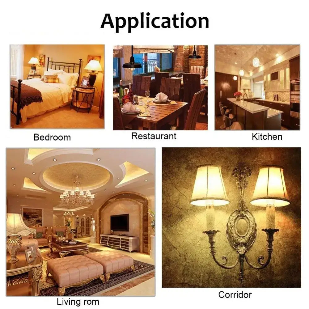 Antique-style brass wall sconce with two cream-colored lampshades featuring decorbites g125 led filament bulb for living room decor