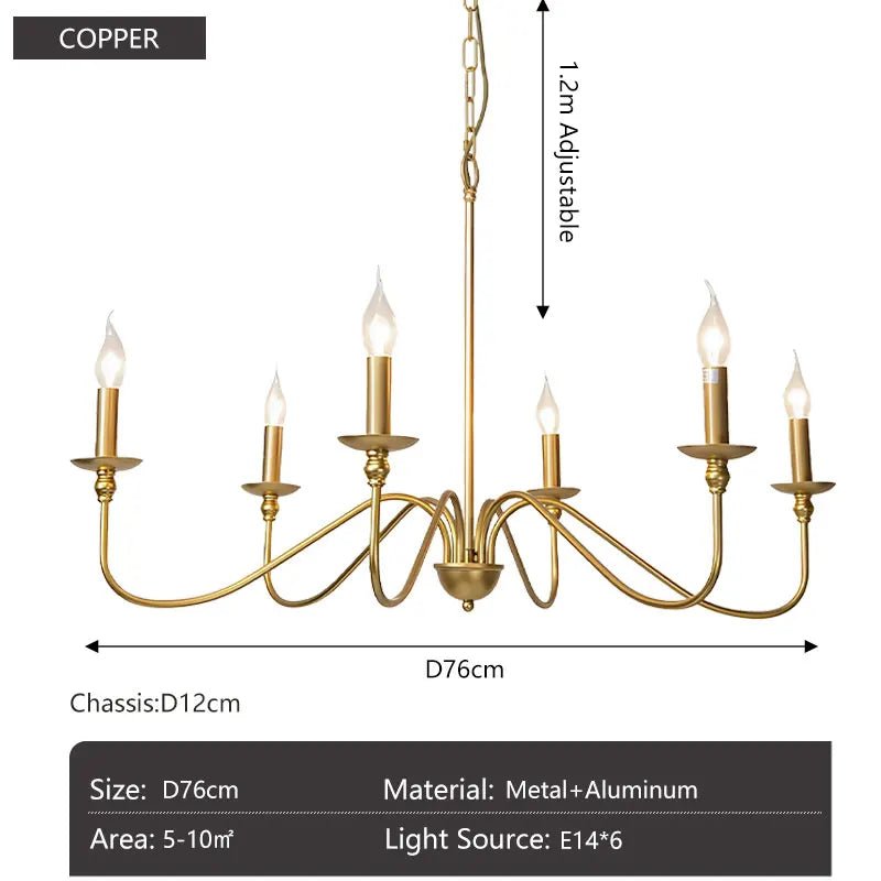 Vintage Black and Gold Metal Pendant Light - Decorbites