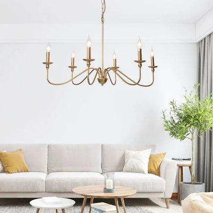 Vintage Black and Gold Metal Pendant Light - Decorbites