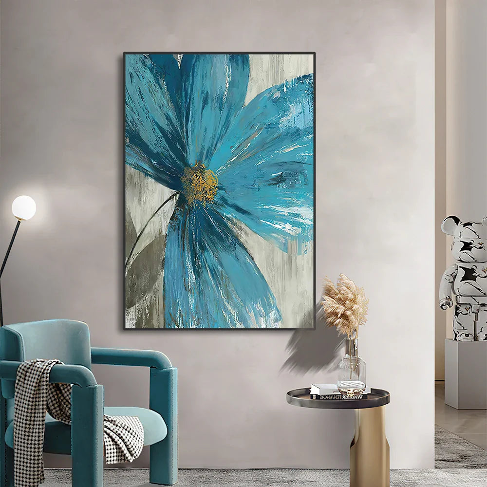 Vintage Botanical Flower Canvas Wall Art - Posters