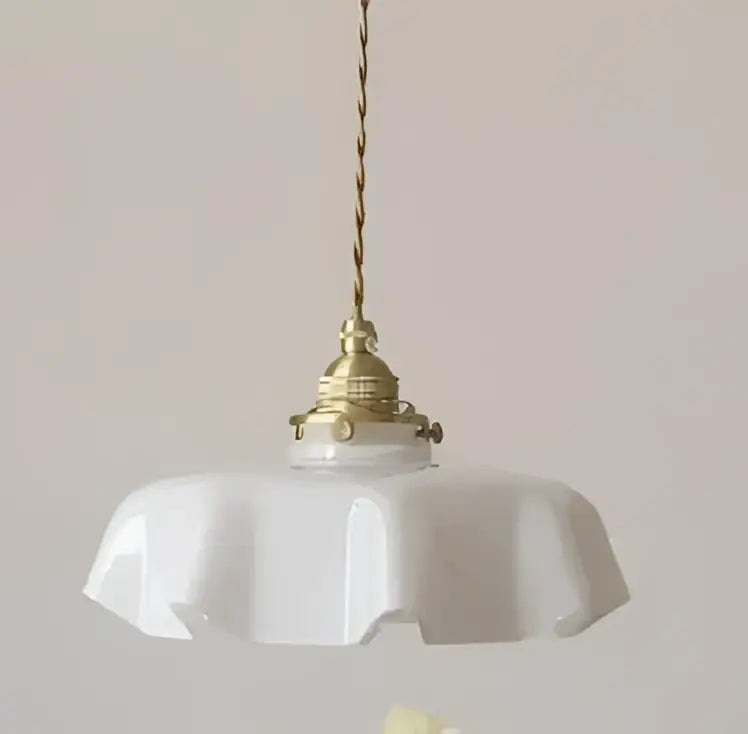 White fluted glass wall lamp with brass ceramic fixture and twisted cord decorbites ceramic wall lamp for bedroom decor