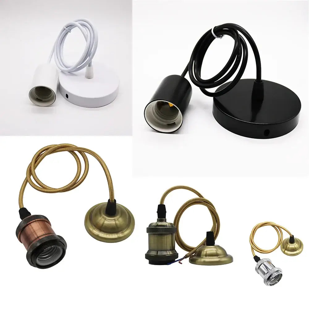A collection of vintage brass and copper aluminum pendant lights in white black brass and chrome for dining room decorbites