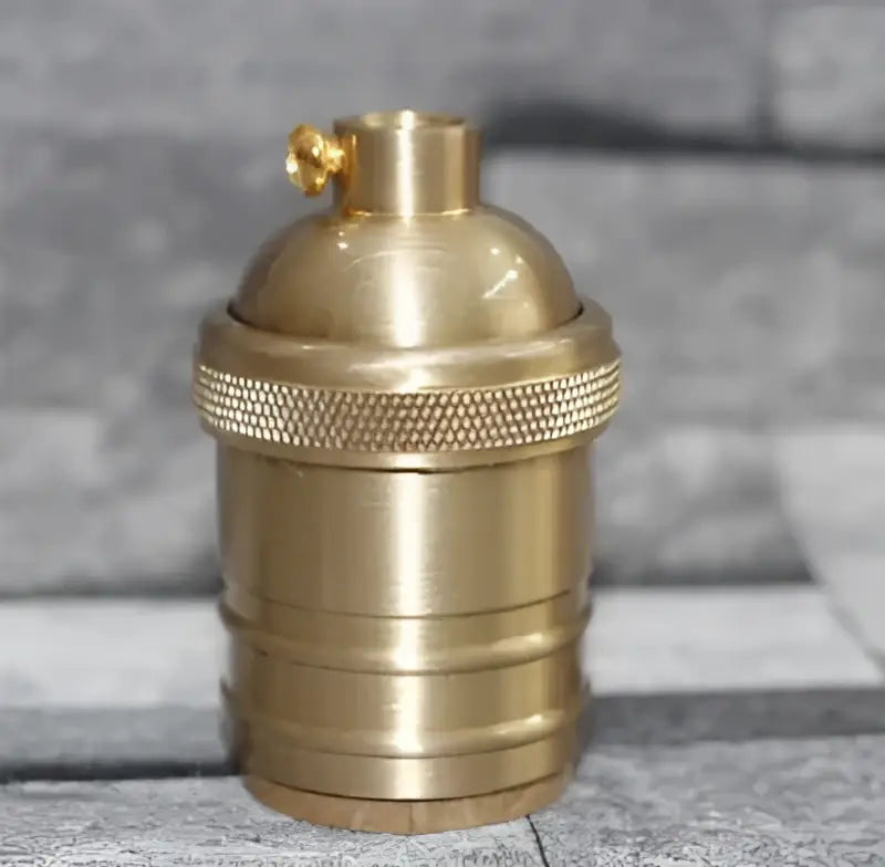 Brass textured e27 lamp holder screw cap for vintage brass e27 lamp holder living room socket
