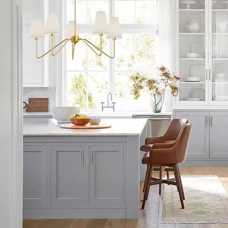 Vintage Cloth Pendant Light With Iron Finish - Decorbites