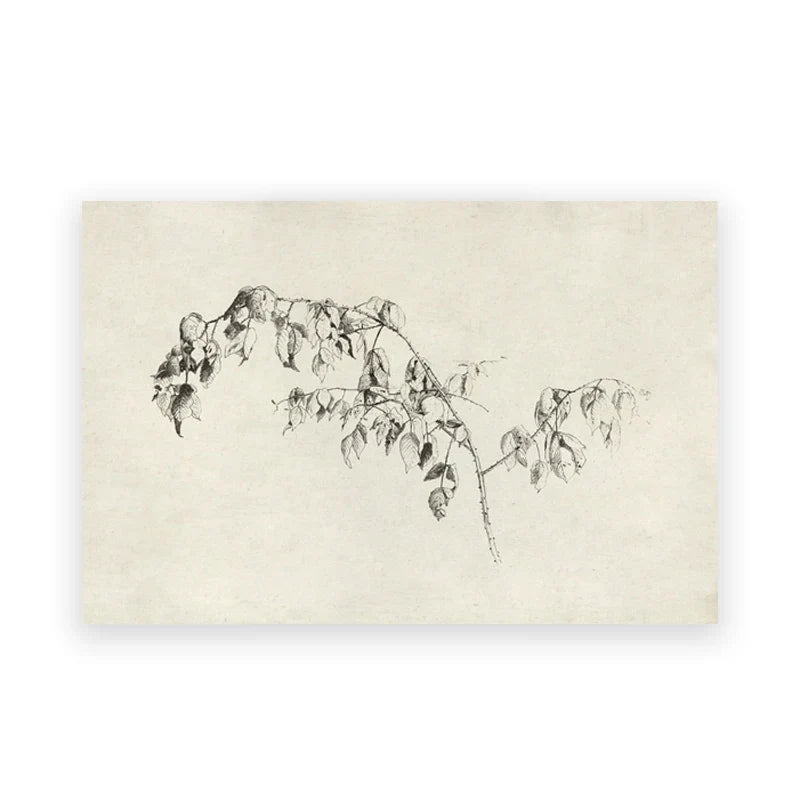 Vintage Farmhouse Landscape Canvas Wall Art - Posters