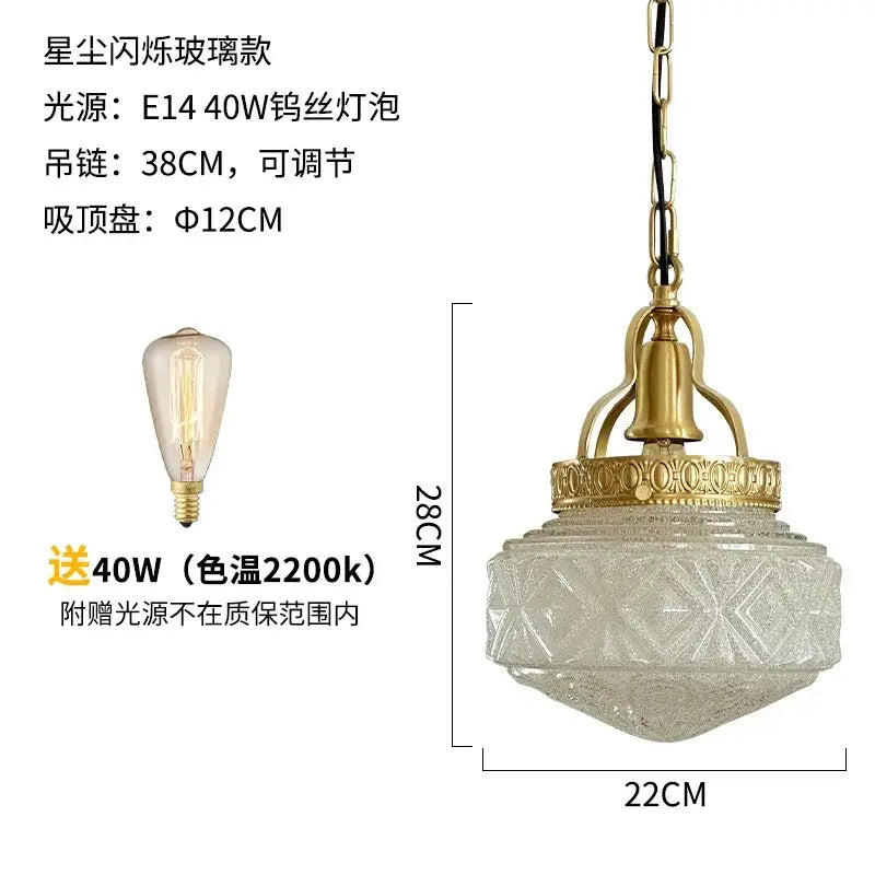 Vintage gold lustre glass pendant light with frosted etched shade and ornate gold-toned metalwork for dining room decorbites gold lustre