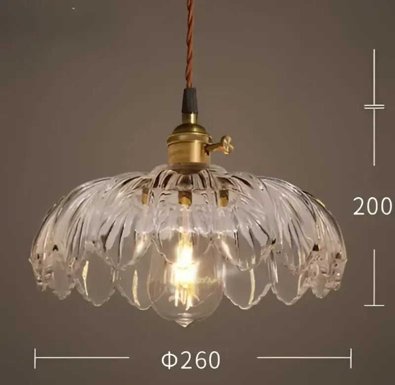 Clear glass pendant light with brass fixture and exposed bulb vintage led cafe glass pendant lights for restaurant use