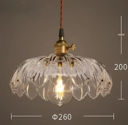 Clear glass pendant light with brass fixture and exposed bulb vintage led cafe glass pendant lights for restaurant use