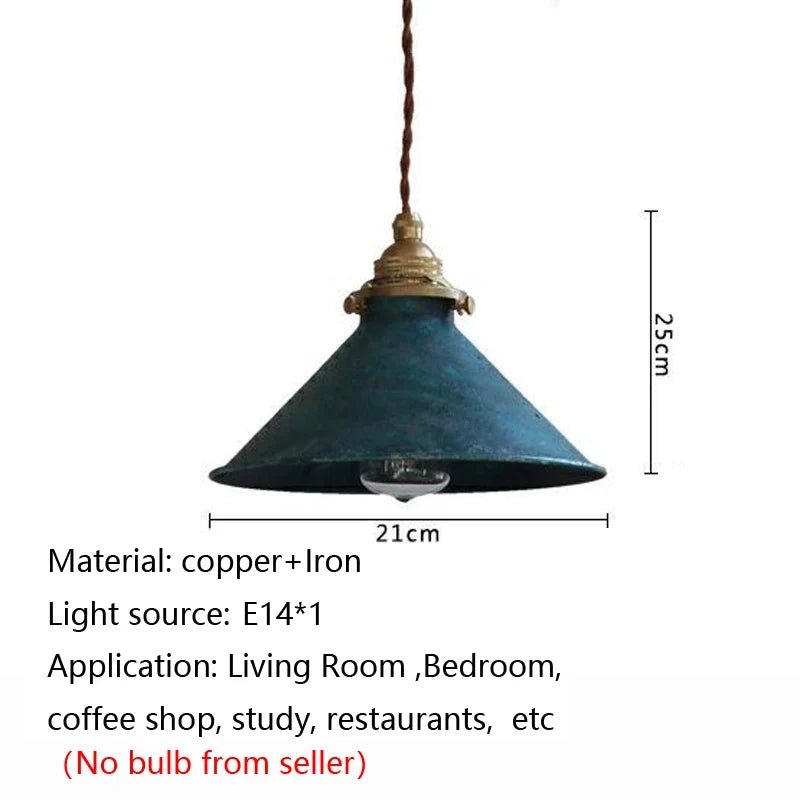 Vintage Industrial Black Iron Pendant Light - Decorbites