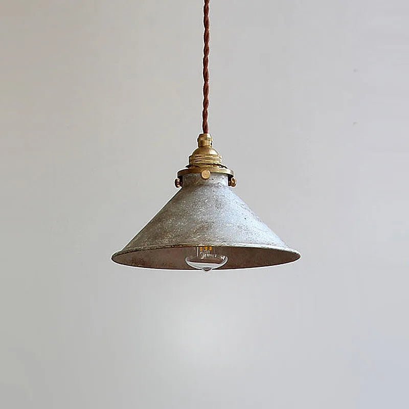 Vintage Industrial Black Iron Pendant Light - Decorbites