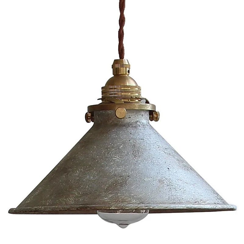 Vintage Industrial Black Iron Pendant Light - Decorbites