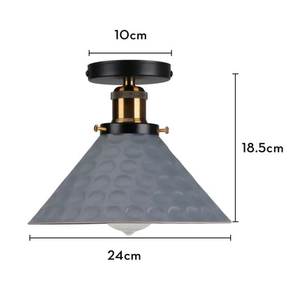Gray hammered glass vintage industrial flush mount light with black and brass metal fixture for kitchen decorbites industrial flush