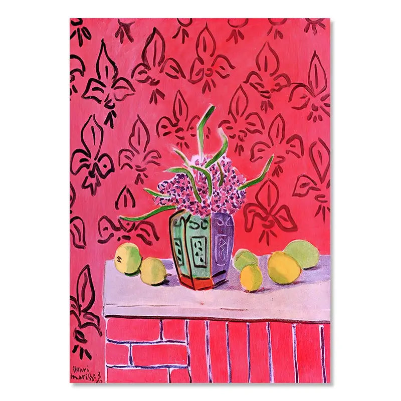 Vintage Matisse Abstract Landscape Wall Art - 08 / 40x50cm No Framed - Posters