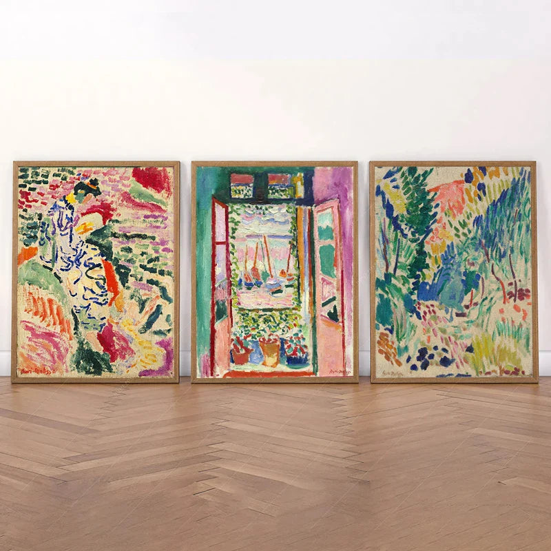 Vintage Matisse Abstract Landscape Wall Art - Posters