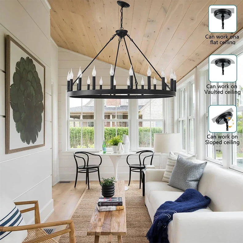 Vintage Modern LED Pendant Chandelier Light - Chandelier
