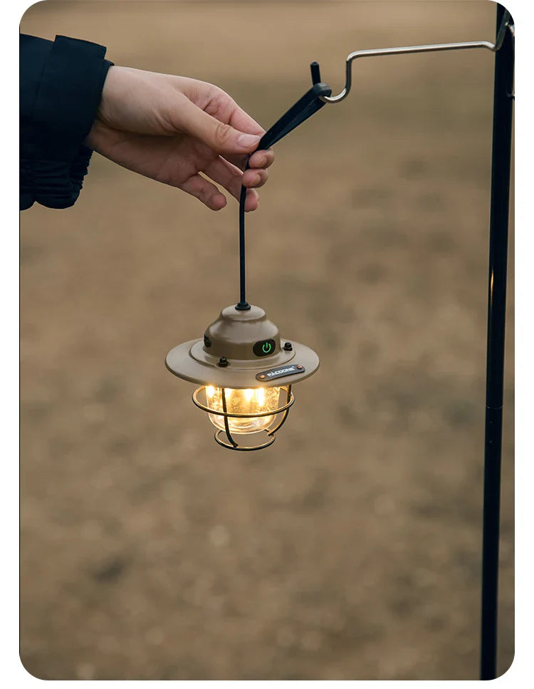 Vintage Outdoor Rechargeable Camping Chandelier Light