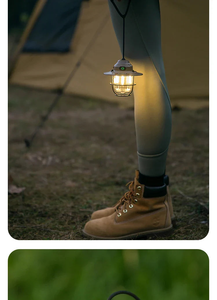 Vintage Outdoor Rechargeable Camping Chandelier Light