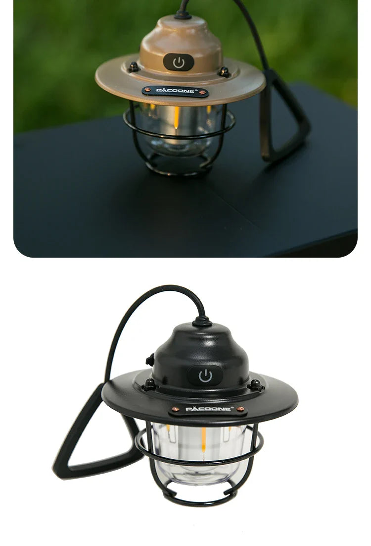 Vintage Outdoor Rechargeable Camping Chandelier Light