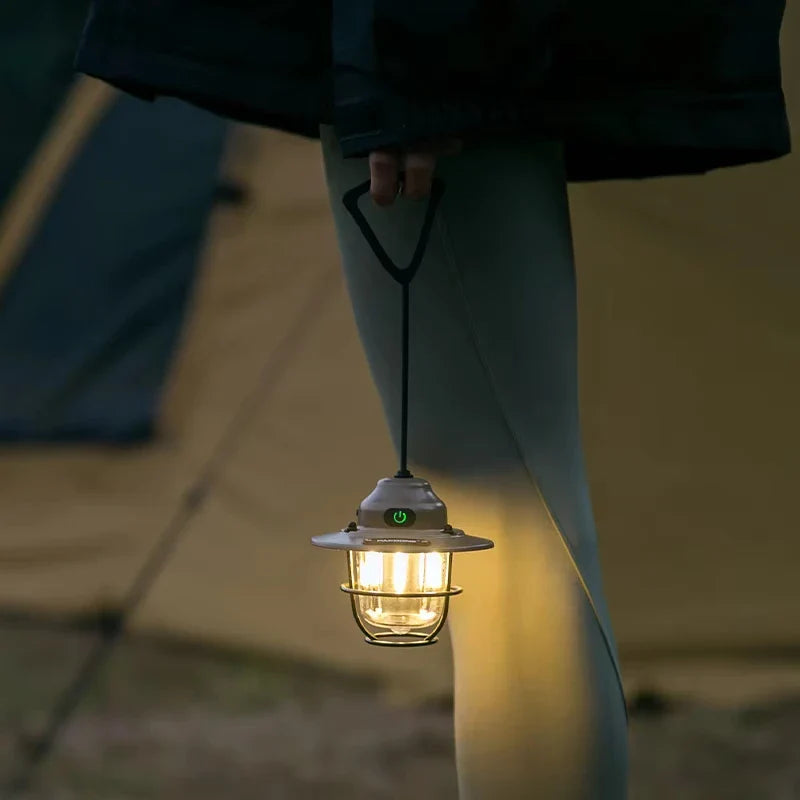 Vintage Outdoor Rechargeable Camping Chandelier Light