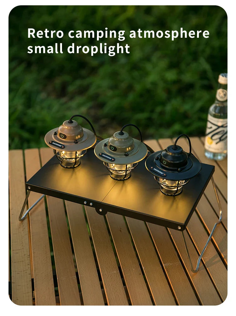 Vintage Outdoor Rechargeable Camping Chandelier Light