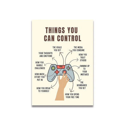 Vintage Pink Cartoon Print Wall Art Canvas - Posters