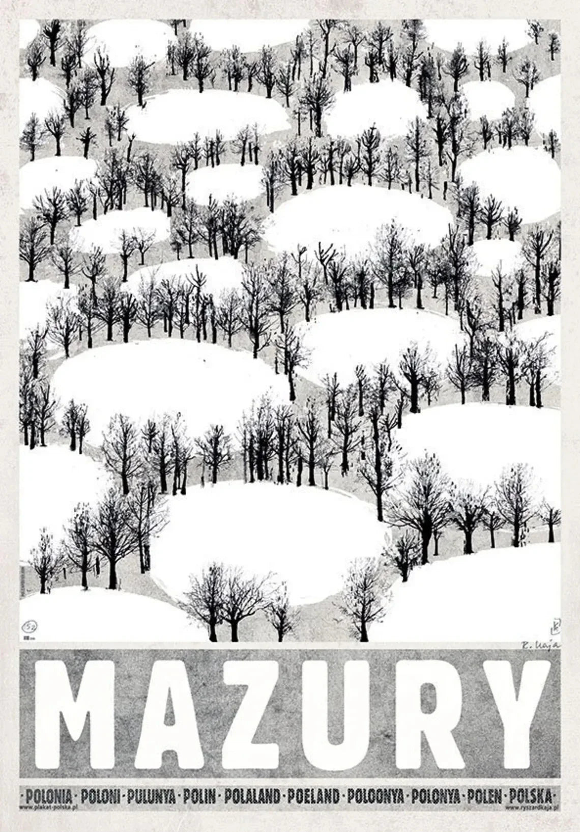 Vintage Poland City Posters Canvas Prints