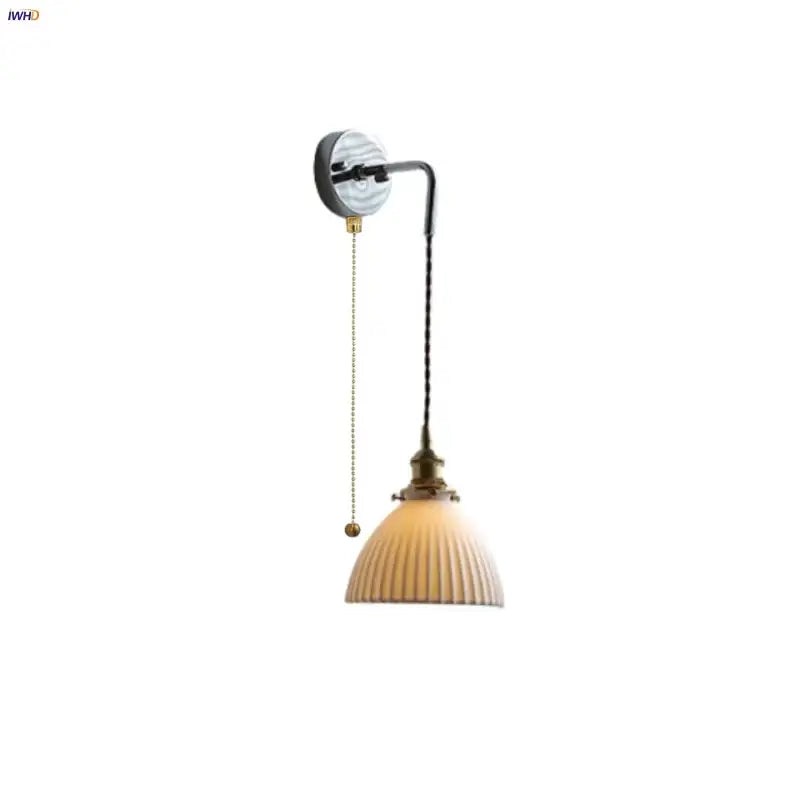 Vintage ribbed glass and brass wall sconce with cream ribbed glass shade for bathroom mirror decorbites ceramic led wall use