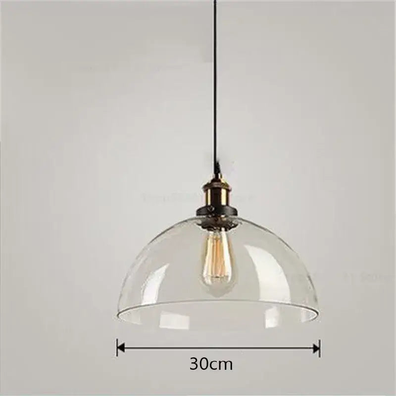 Vintage smoked glass ball pendant lights set of 4 with clear glass dome, brass fixture, and decorbites glass ball design