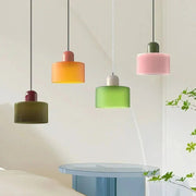 Vintage Stained Glass Mini Pendant Light - Decorbites