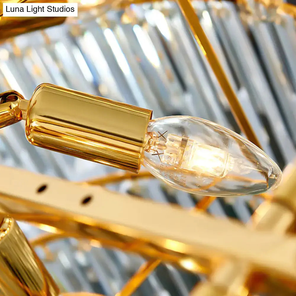Decorbites brass finish multi light pendant chandelier features a gold finish bulb with a vintage style teardrop glass envelope and exposed filament