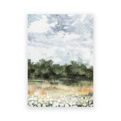 Vintage Summer Landscape Canvas Art Print - Posters