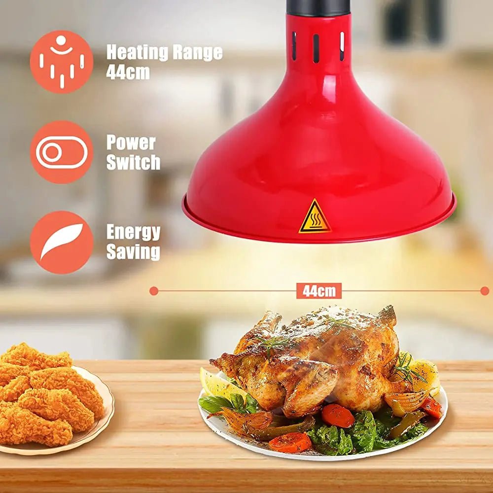Vintage Telescopic Stainless Steel Buffet Heat Pendant Lamp - Decorbites