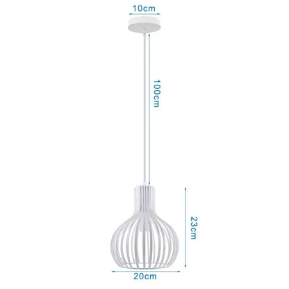 White wireframe pendant light with modern cage design and sleek cylindrical stem for decorbites dome shade loft decorbites dome shade pendant light