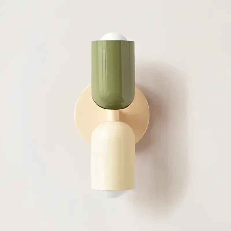 Decorbites two-toned light colorful wall sconce nordic minimalist modern bedside and living room wall lights