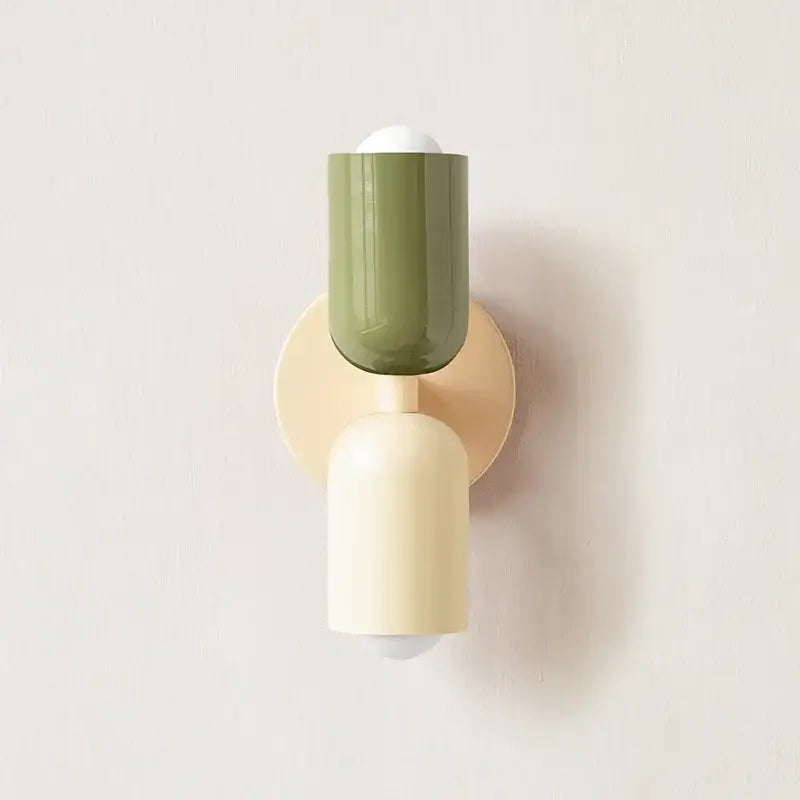 Decorbites™ two-toned wall sconce light colorful wall for nordic minimalist bedroom and living room lighting