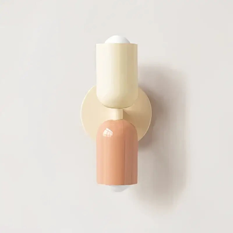 Decorbites™ two-toned light colorful wall sconce for nordic minimalist bedroom and living room use wall lights nordic