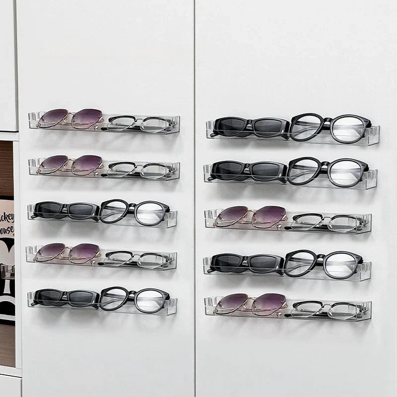 Wall Mounted Transparent Storage Rack for Figures