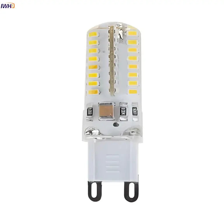 Clear glass decorbites dimmable warm white g9 led bulb with multiple yellowish leds for living room lighting