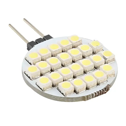 Circular decorbites g4 led 12v 3w bulb with 36 white leds on metallic base for kitchen lighting 10pcs pack