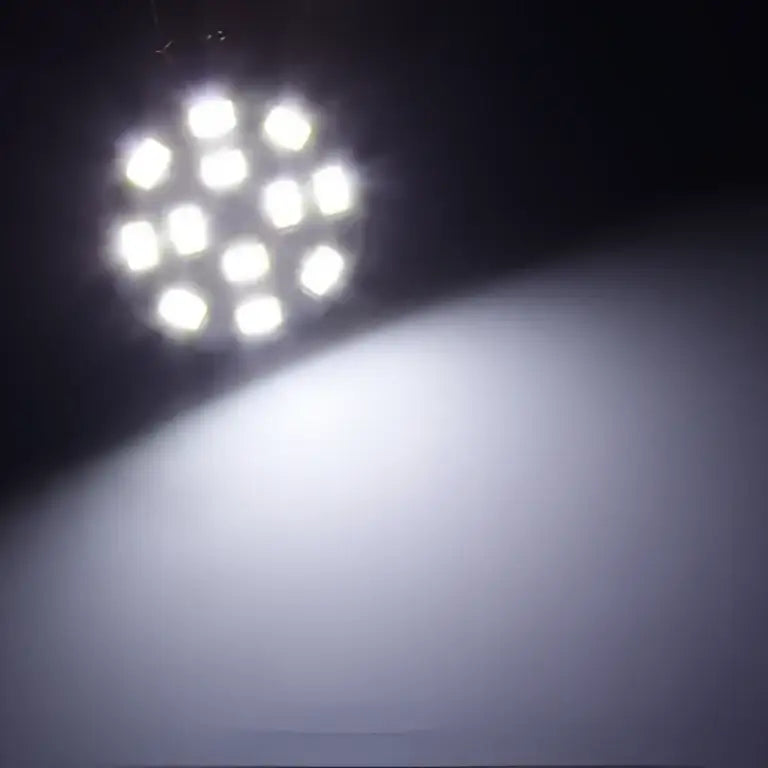 A circular array of bright white led bulbs in a warm white and white decorbites g4 led 3w bulb kitchen pack