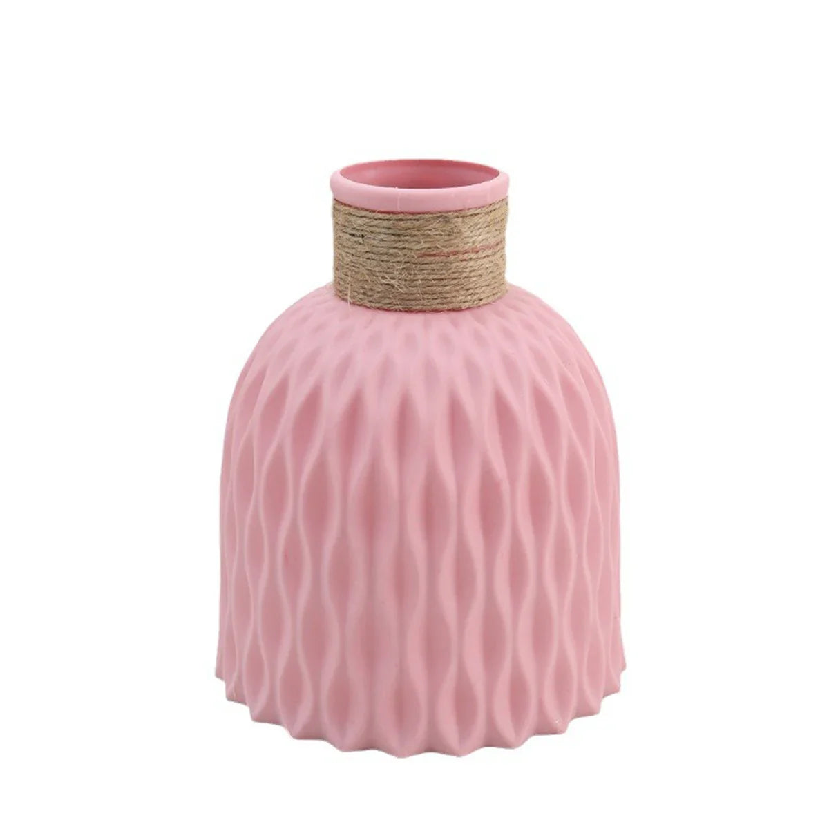 Water Ripple Plastic Vase - Modern Nordic Style