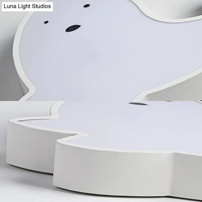 DecorBites™ DecorBites™ Whimsical Dolphin LED Ceiling Light in White – Perfect for Baby Room Décor!