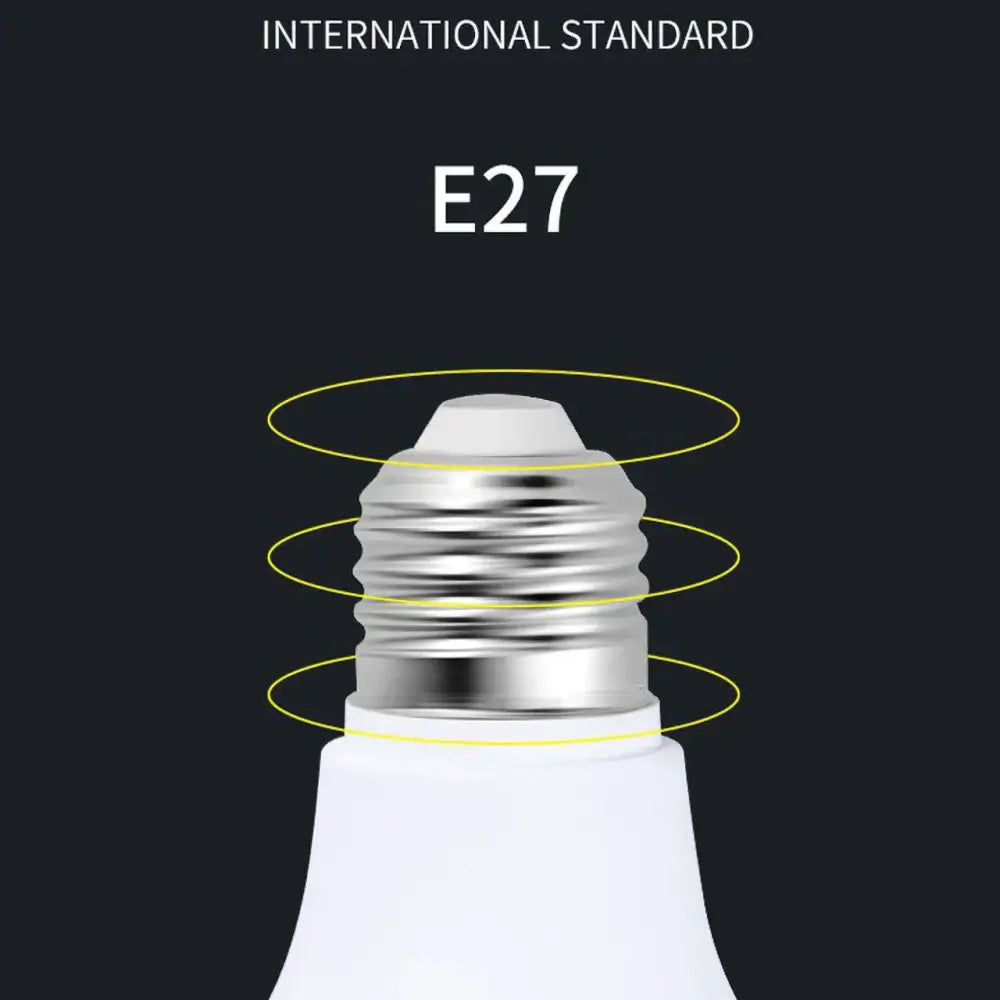 White led bulb with metallic e27 screw base for decorbites 100w e27 high power kitchen light