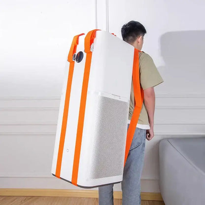 White and orange furniture lifting straps carrying strap designed for xiaomi air purifier by decorbites furniture lifting straps