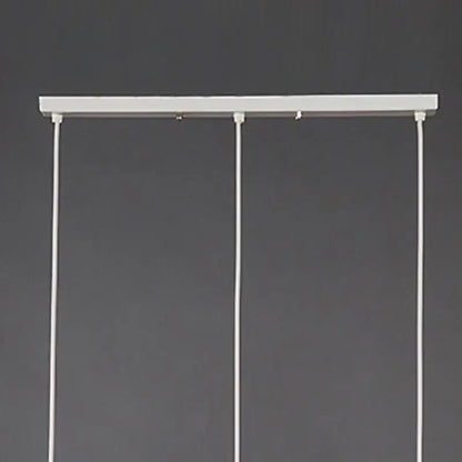 Modern white ceramic led pendant lights with three slender metallic rods for kitchen dining room decorbites ceramic led design