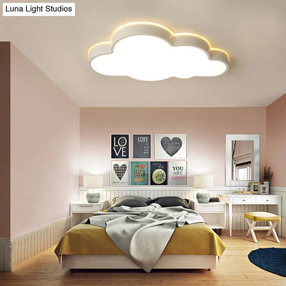 DecorBites™ DecorBites™ White Cloud Slim LED Ceiling Light - Elegant & Modern Aesthetic for Adult & Baby Room