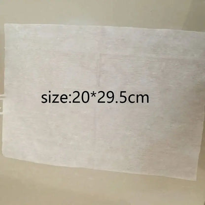White electrostatic dust removal cloth 100pcs pack off-white textured fabric wipe 20 by 29.5 cm for dust removal